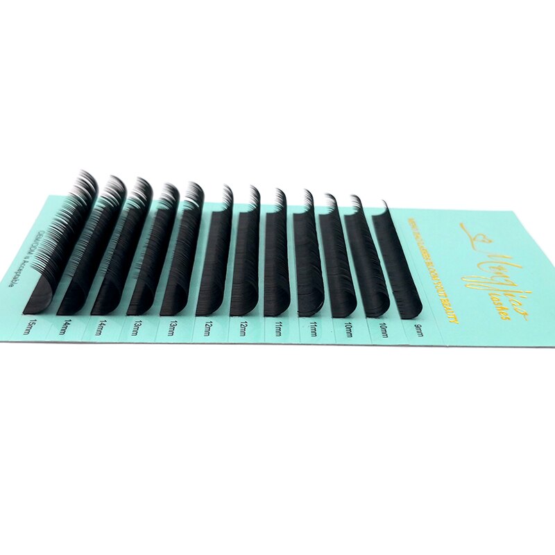 8 cases /Lot Mix Length Eyelash Extension c/d/u Individual Eye lashes  For building ,False Eyelash Extension Natural Lashes