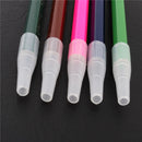 High quality 10pcs Transparent white Pencil Cap Pen Cover Student School Office Stationery Supplies