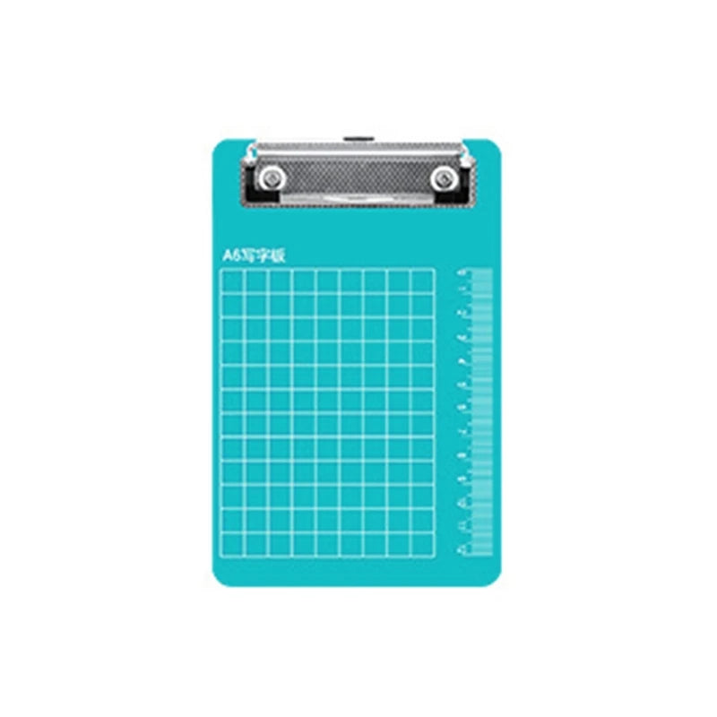 Hardboard Clipboard Writing Board with Low Clip Ruler Scale Design Recycled for Adult Student