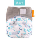 HappyFlute OS Cloth Diapers Reusbale & Washable Night AIO Baby Nappy Waterproof cloth nappy fit 0-2 years 3-15kg baby