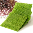 Künstlicher Moosrasen Grüner Gras-Teppichmatten Kunstrasen Mikro-Landschaft Wohnaccessoires Künstliche Pflanzen Wanddeko für Garten Hotel Geschäft