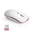 Drahtlose optische Maus 2.4G Einstellbare hochpräzise DPI Tragbarer USB-Empfänger Eine Lieblingsmaus