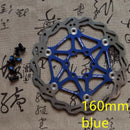 NEW Bicycle Brake 160mm/180mm/203mm Disc Brake MTB DH Disc Rotors Hydreaulic Brake Pad Float Multicolor Brake pad Bicycle Parts