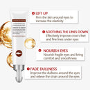 VIBRANT GLAMOUR Eye Cream Peptide Collagen And Crocodile  Anti-Wrinkle Remover Dark Circles Against Puffiness Bags Eye Care 2PCS