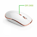 Drahtlose optische Maus 2.4G Einstellbare hochpräzise DPI Tragbarer USB-Empfänger Eine Lieblingsmaus