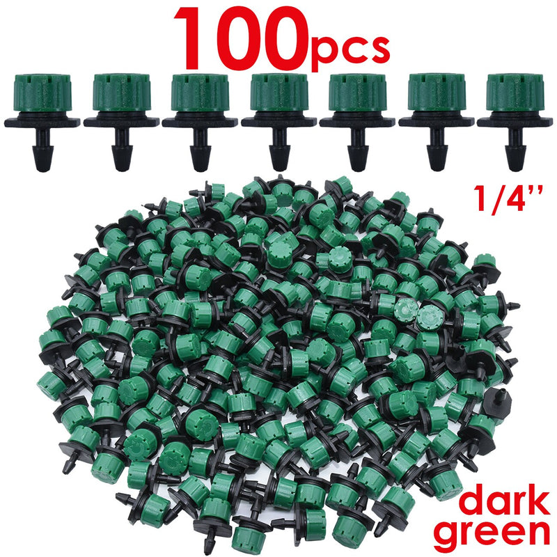 KESLA 30-1000PCS 4/7mm Garden Irrigation Nozzle Adjustable Dripper Watering Sprinkler Emitter Micro Drip Balcony Yard Greenhouse