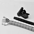 5 Meters 16FT Cable Management Protector Wire Wrap Cord Tidy Organizer Tube Hider Flexible Expandable Home Office Wire Concealer