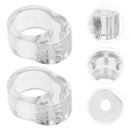 5pcs Door Handle Stopper Transparent PVC Door Handle Buffer Wall Protection Shock Absorber for Office Home Kitchen Bedroom