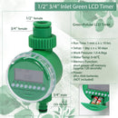 MUCIAKIE 5M-50M Automatic Garden Watering System Kits Self Garden Irrigation Watering Kits Micro Drip Mist Spray Cooling System