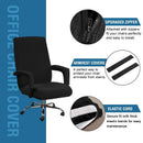 Elastischer Bürostuhlbezug Modern Schmutzabweisend Chefsessel Gaming-Stuhl Rotierender Sesselbezug Verdickte Armlehnenhusse