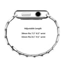 Strap for Apple Watch Band 8 7 6 5 4 3 2 SE Stainless Steel Bracelet Apple Watch 49 44 40 45/41 42/38mm Magnetic Loop for iWatch