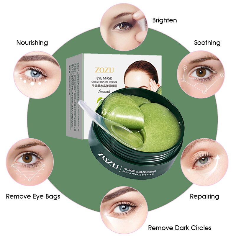 Avocado Essence Skin Care Set Moisturizing Face Serum & Anti-wrinkle Collagen Eye Patches & Anti-aging Facial Mask Makeup Suit