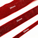 1 yard 10mm 25mm 38mm Gold and Silver Wire Velvet Ribbon Wedding Party Decoration Handmade Ribbon Gift Wrapping Hair Bowknot DIY