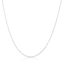 DOTEFFIL 925 Sterling Silver 16/18/20/22/24/26/28/30 Inch Bamboo Chain Necklace For Women Man Fashion Wedding Charm Jewelry
