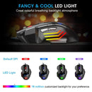 Ergonomic Wired Gaming Mouse LED 5500 DPI USB Computer Mouse Gamer RGB Mice X7 Silent Mause With Backlight Cable For PC Laptop