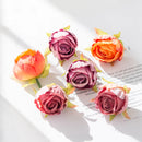 Wholesale Artificial Flowers Silk Tea Buds Fake Roses Wedding Decorative Christmas Wreaths Home Decorations DIY Gifts Box Pompom