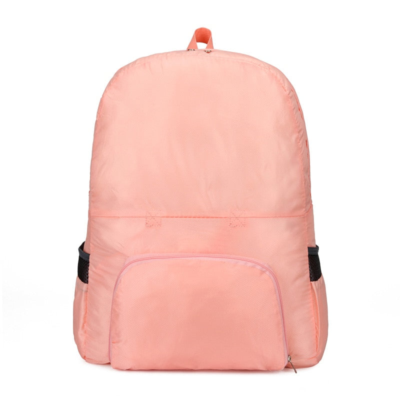 Urltra-Light Foldable Backpack Women Polyester Large Capacity Women Men Waterproof Travel Backpack Bag Men Shopping Bag