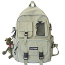 Frauen Junge Nylon Rucksack Reise Mesh Weibliche Studentin College Schultasche Männer Mädchen Cooler Laptop Rucksack Männliche Mode Büchertaschen Dame