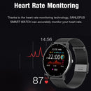 LIGE 2022 Smart watch Ladies Full touch Screen Sports Fitness watch IP67 waterproof Bluetooth For Android iOS Smart watch Female