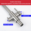 DQOK Drinking Filtered Water Kitchen Faucet Purification Tap Dual Handle Faucet Kitchen Sink Tap