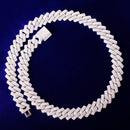 Bubble Letter Miami Cuban Link Chain for Men Necklace Choker Charms Gold Color Iced Out Fashion Jewelry 2021 Trend