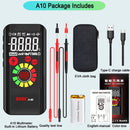 BSIDE Professionelles Digitalmultimeter Smart 9999 EMF Multitester DC AC Spannung Kondensator Ohm Diode Live Elektrikertester USB-Ladefunktion