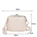 Fashion Autumn Winter Shoulder Bag Female PU Leather Crossbody Bag Simple Solir Color Clip Messenger Bag Lady Handbag Purse sac
