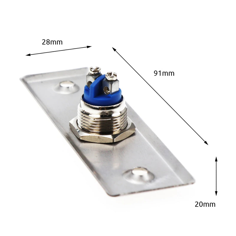 Stainless Steel Exit Button Push Switch Door Sensor Opener Release SWITCHES For Magnetic Lock Access Control Home Security