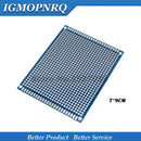1 Stk. doppelseitige Lochrasterplatine/Prototypenplatine blau PCB 2*8cm 3*7cm 4*6cm 5*7cm 7*9cm 2.54mm