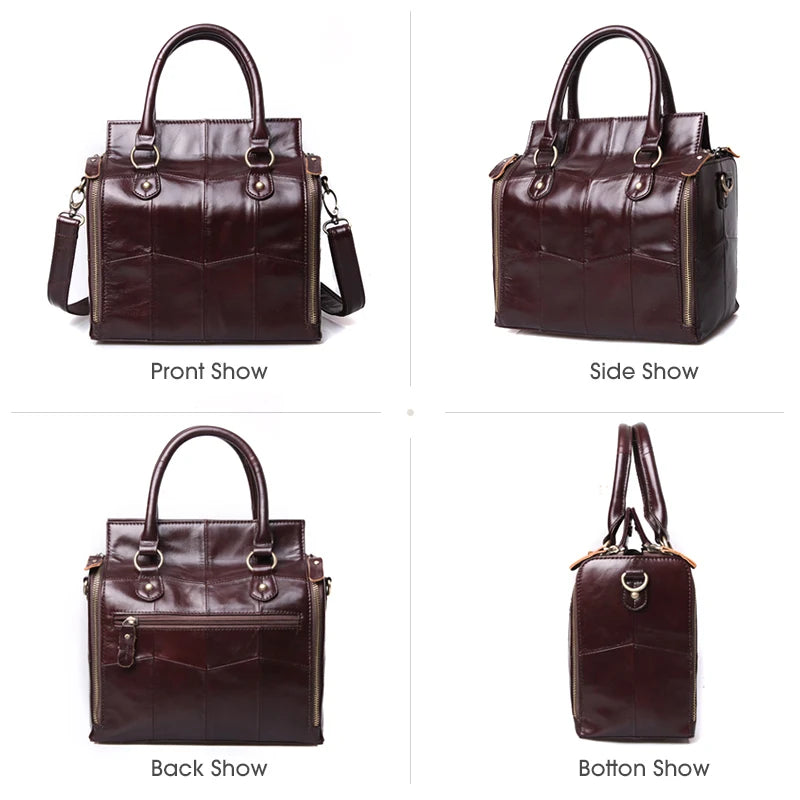 Cobbler Legend Top Handle Bags Genuine Leather Handbag SeasonsFashion Shoulder for Women 2023 Vintage Designer Brand Crossbody