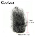 Windproof Sweater For Interview Microphone Camera Outdoor Film and Television Shooting Mic Fur Windscreen Windshield Muff Cover