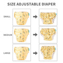 HappyFlute 2er-Pack Baby Schwimmwindel Wasserdicht Verstellbare Stoffwindeln Bademode für Kinder Badehose Schwimmunterricht/Urlaub