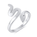 Mode Schlangenform Ring Edelstahl Schmuck Goldfarbe Bague Serpent Ringe für Frauen Süßer Party Schmuck