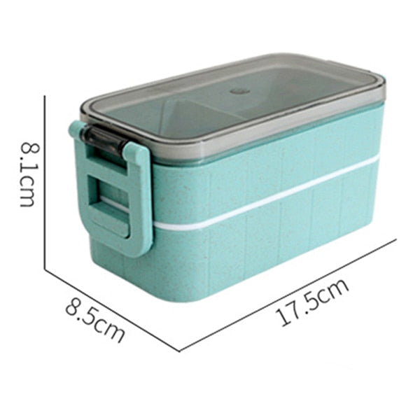 1450ML lunch box high food container eco friendly bento box  lunch japanese food box lunchbox meal prep containers wheat straw