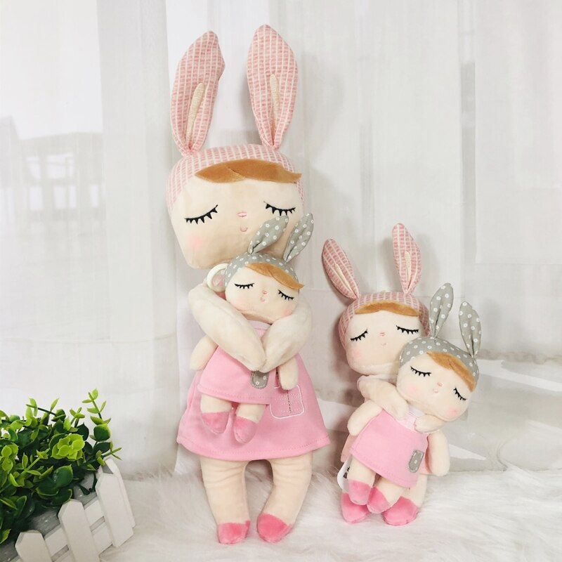 Metoo Plush Doll Kit 4pcs Stuffed Toys 1pcs 34CM 1pcs 18CM 2pcs 15CM Cute Angela