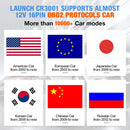 LAUNCH X431 CR3001 Full OBD2 Car Reader Scanner Automotivo Multilingual Car Diagnostic Tool Check Engine Free Update PK KW850