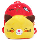 Mode Kinder Schulranzen 3D Cartoon-Druck Plüsch Kinder Rucksack Kindergarten Jungen und Mädchen Schulranzen Mini-Rucksack Büchertasche