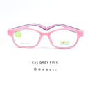 SECG Optical Children Glasses Frame TR90 Silicone Glasses Children Flexible Protective Kids Glasses Diopter Eyeglasses Rubber
