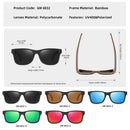 GM  Fashion Sunglasses Men Women Polarized Mirror UV400 Sun Glasses Full Frame Wood Shades Goggles Classic Handmade