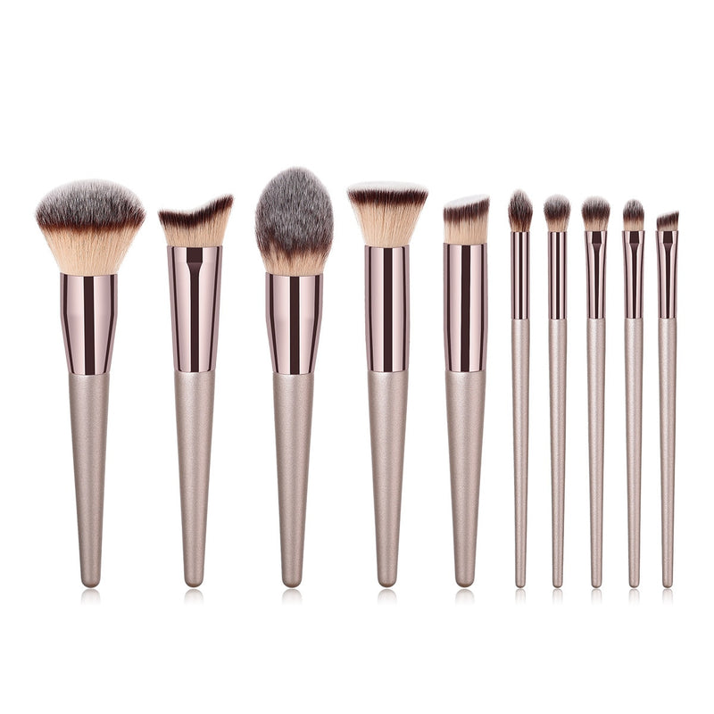 FLD 5/10pcs Super Soft Desiger Makeup Brushes Foundation Powder Blush Eyeshadow Blending Cosmetic Set Tools Brochas Maquillaje