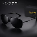 LIOUMO 2023 NEU Herren Vintage Legierung Polarisiert Photochrome Sonnenbrille Piloten-Sonnenbrille Beschichtung Linse Fahrbrille Für Herren/Damen