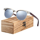 BARCUR Cat Eye Holz Sonnenbrille polarisiert Edelstahlrahmen Holz Sonnenbrille für Damen und Herren Oculos de Sol lunette de soleil femme
