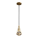 Bedroom bedside Pendant lights Modern luxury Copper Crystal Kitchen Restaurant Island Lighting Dining room Suspension luminaire