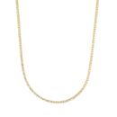 ANDYWEN 925 Sterling Silver Gold Clear CZ Zircon Chain Choker Necklace 2021 Rock Punk Fashion Jewelry Wedding Full Crystal Luxu