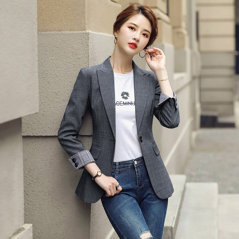 HIGH QUALITY Fashion 2020 Design Blazer Jacket Women&