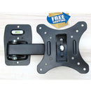 LCD-111 10"24" 30" tiltable full motion retractable swivel LED PLASMA tv wall vesa bracket mount