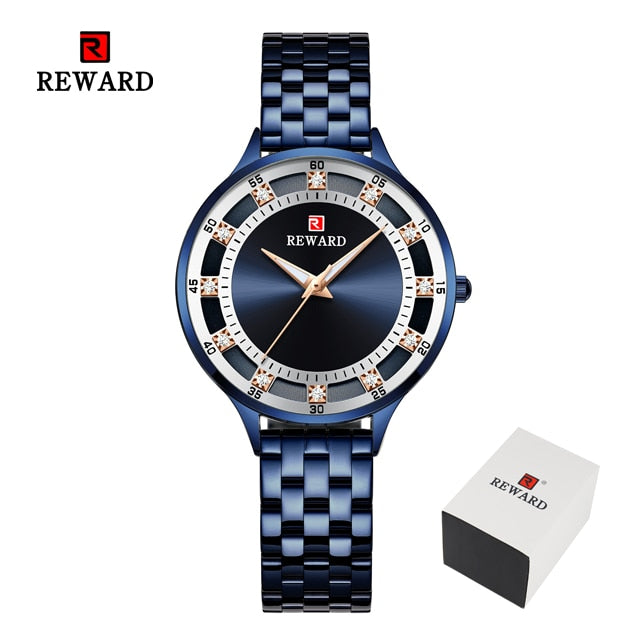 REWARD Fashion Luxury Brand Ladies Quartz Watch Casual Waterproof Women Watches Reloj Mujer 2023 Female Clock Relogio Feminino