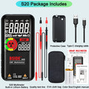 BSIDE Professionelles Digitalmultimeter Smart 9999 EMF Multitester DC AC Spannung Kondensator Ohm Diode Live Elektrikertester USB-Ladefunktion