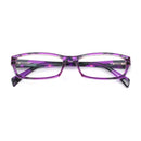 Henotin Reading Glasses Spring Hinges Men and Women Small Square Ultra Clear Lenses Reader Eyeglasses