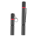 Bright Keychain Flashlight Pen Flashlight Pocket Torch Camping Fishing Super Mini LED Pen Clip Check Light AAA Battery Free Ship